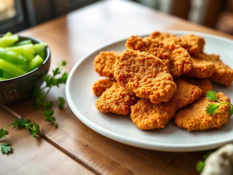 Chicken schnitzel strips