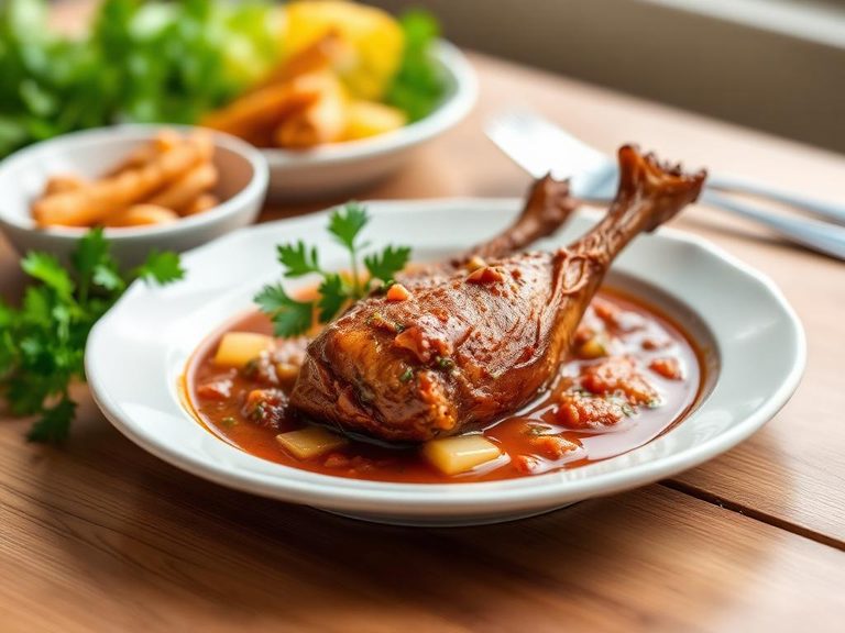 Chicken tail stew
