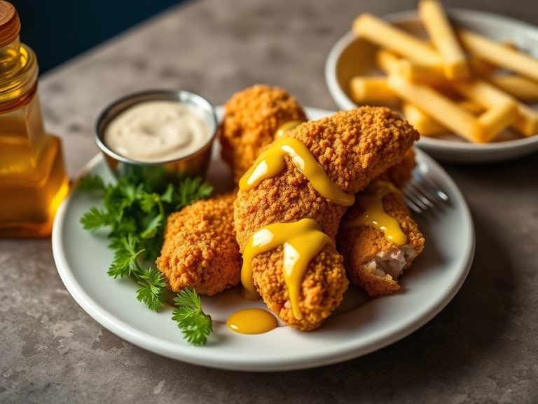 Chicken Tenders with Honey Mustard