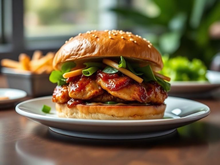Chicken Teriyaki Burger