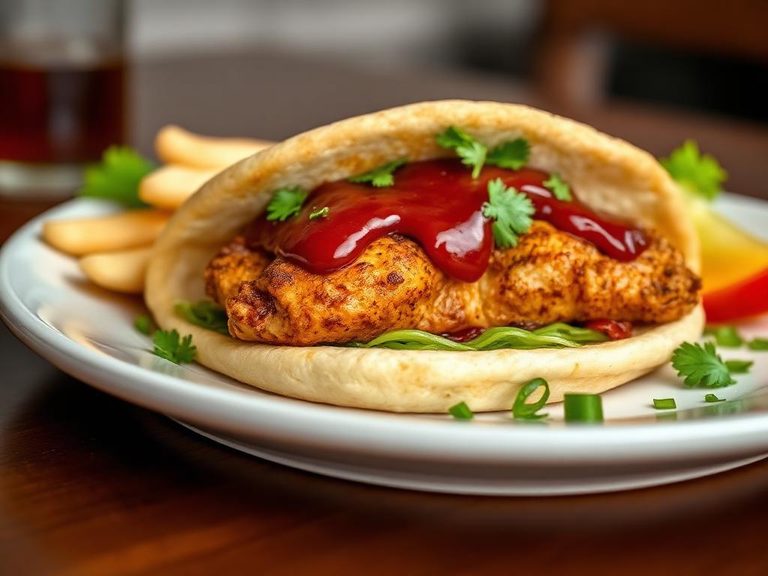 Chicken Torta with BBQ Sauce