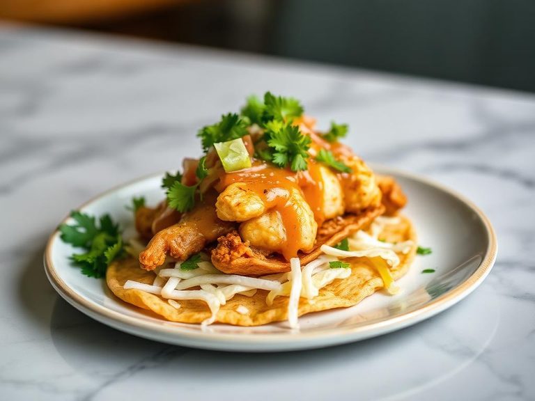 Chicken Tostada