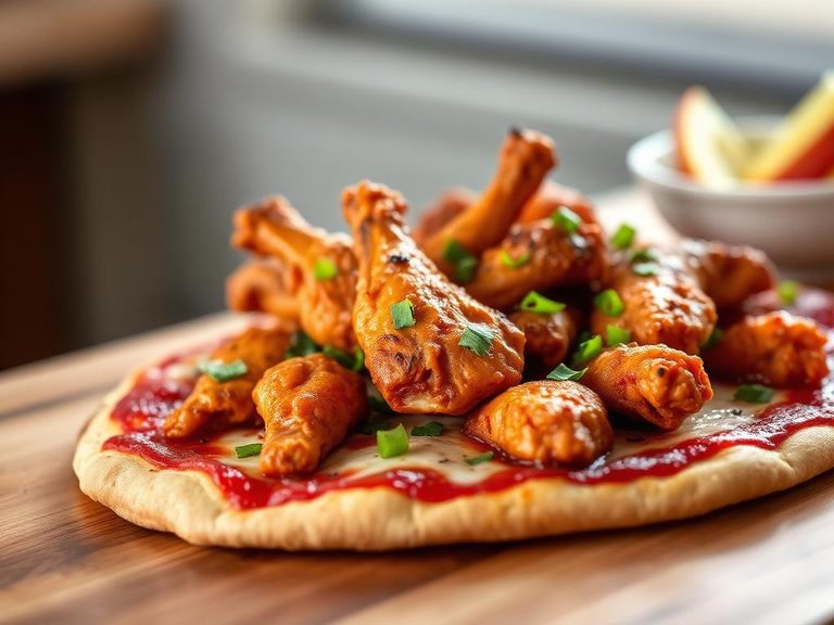 Chicken Wing Pizza Topping