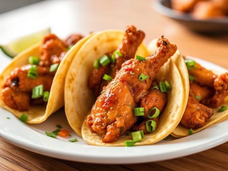Chicken Wing Tacos