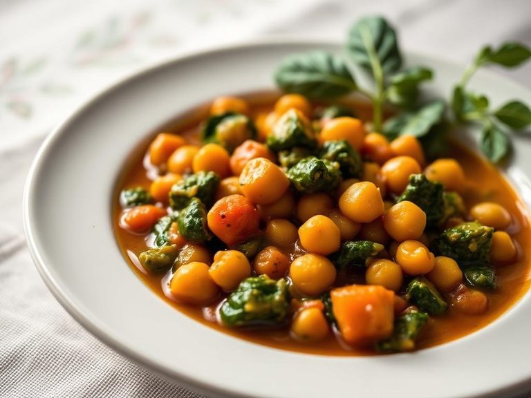 Chickpea and Spinach Stew