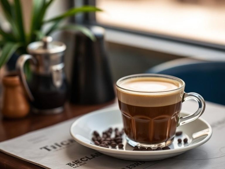 Chicory coffee latte