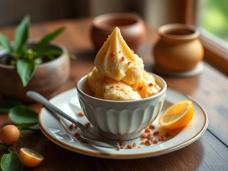 Chikoo ice cream