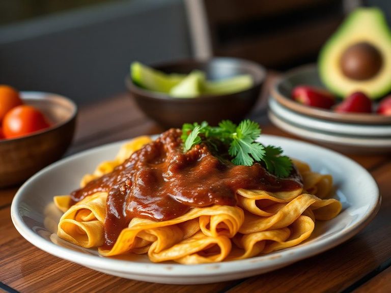 Chilaquiles with Mole