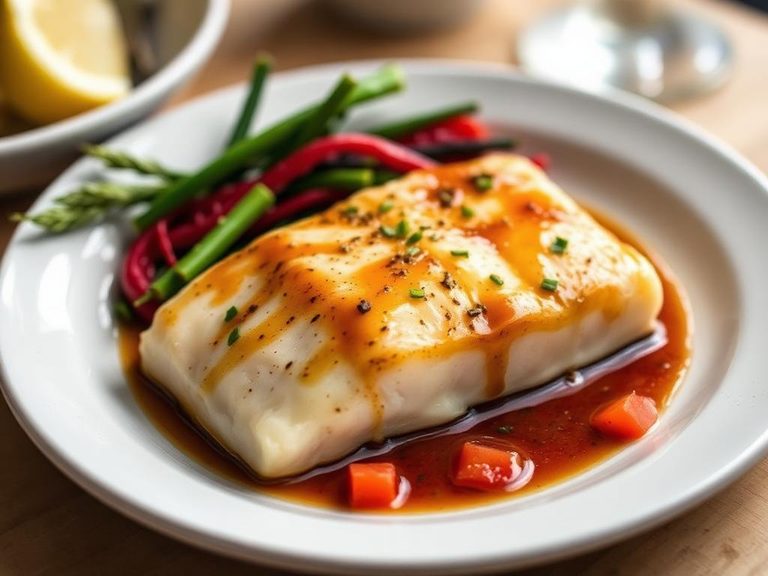 Chilean Sea Bass with Soy-Ginger Marinade