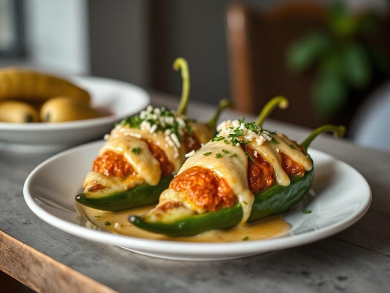 Chiles Rellenos en Nogada