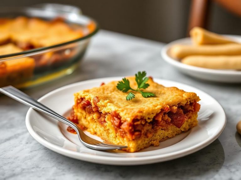 Chili Cornbread Bake