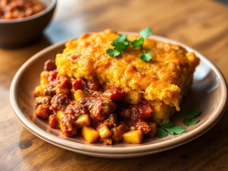 Chili Cornbread Casserole