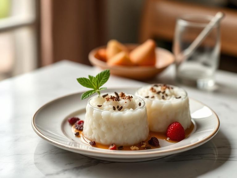 Chilled Rice Pudding Dessert