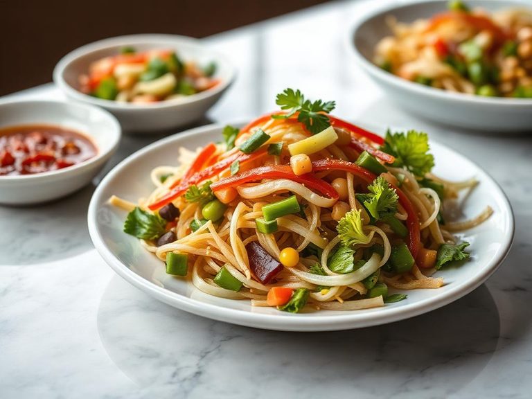 Chinese-American salad bar salad