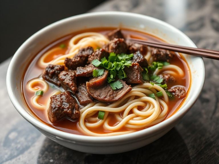 Chinese Beef Brisket Noodle Soup
