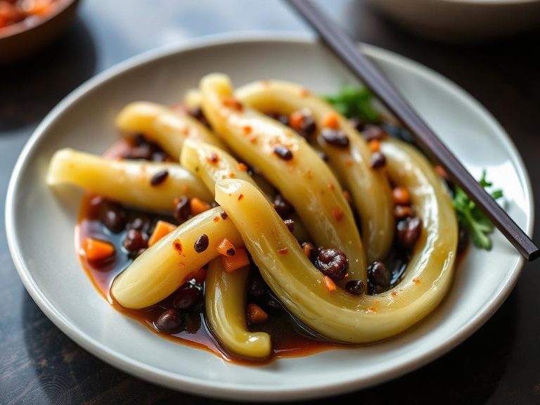 Chinese Bitter Gourd with Black Bean Sauce