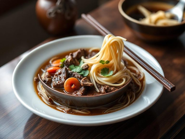 Chinese Braised Beef Noodle Soup