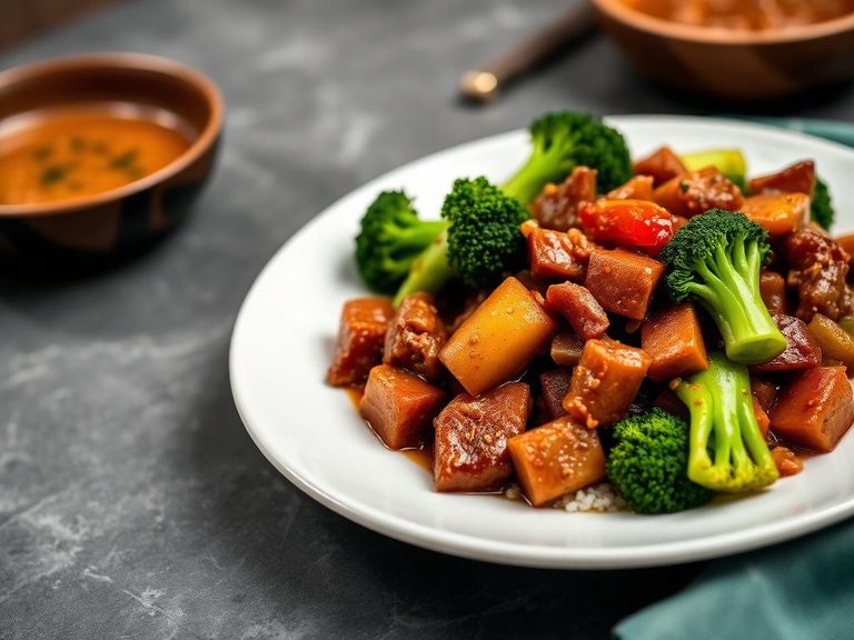 Chinese Broccoli with Beef
