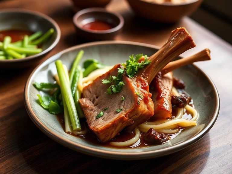 Chinese Dongpo Pork (using shank cuts)