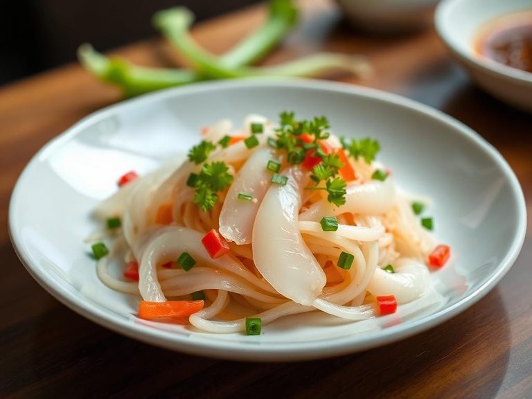 Chinese Jellyfish Salad (凉拌海蜇)