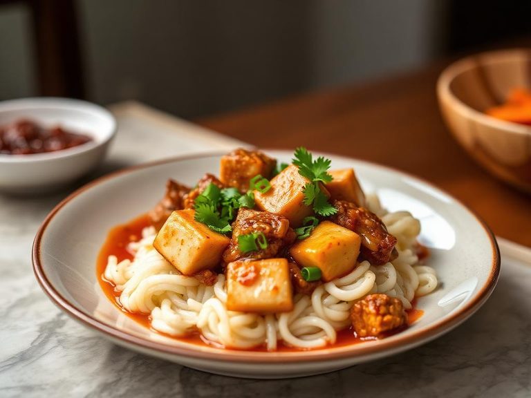 Chinese Mapo Tofu (with chicken)