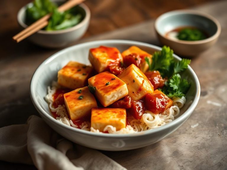 Chinese mapo tofu