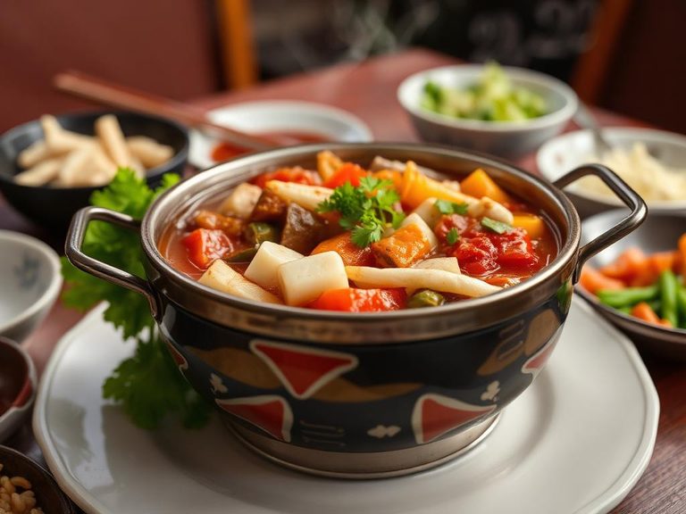 Chinese New Year's Eve Vegetarian Hot Pot