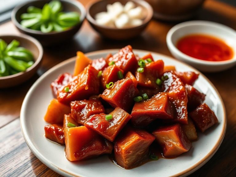 Chinese Red-Braised Pork Belly