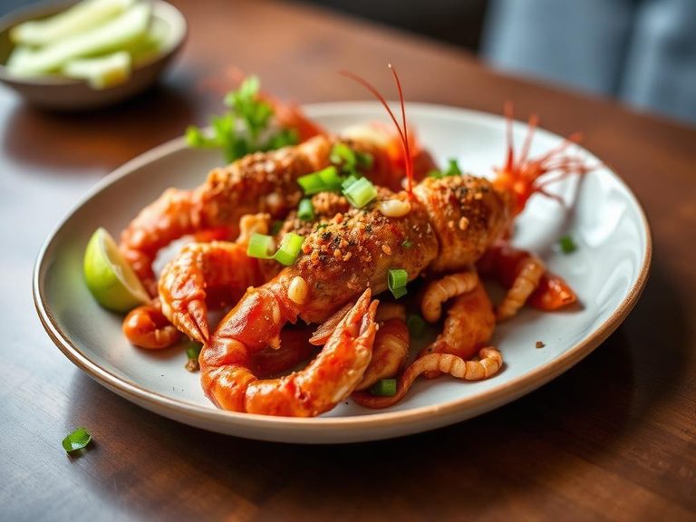 Chinese Salt and Pepper Fried Crayfish