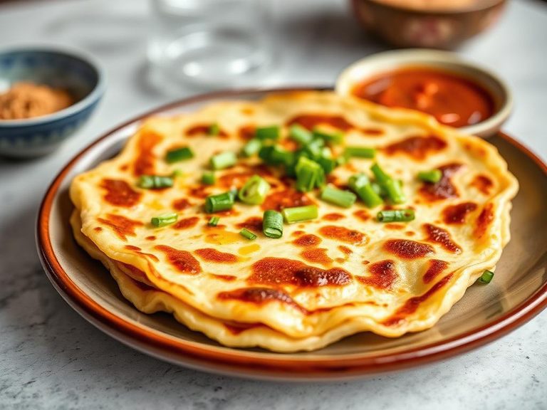 Chinese scallion pancake
