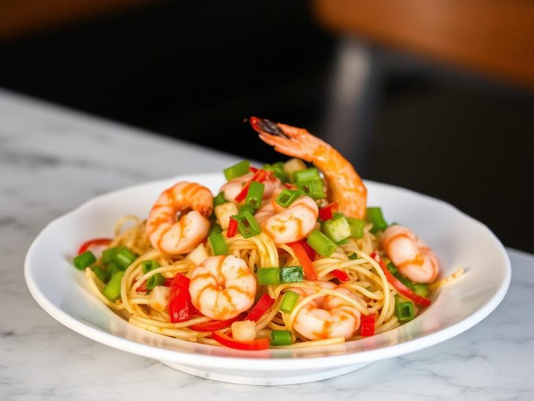 Chinese Shrimp and Egg Salad