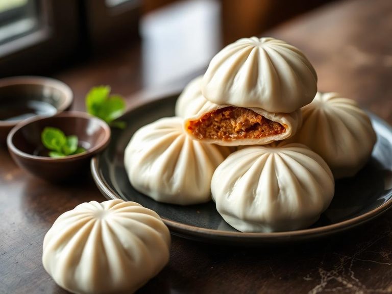 Chinese Steamed Buns (Mantou)