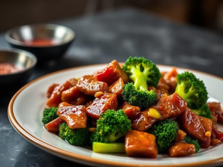 Chinese Stir-Fried Beef with Broccoli
