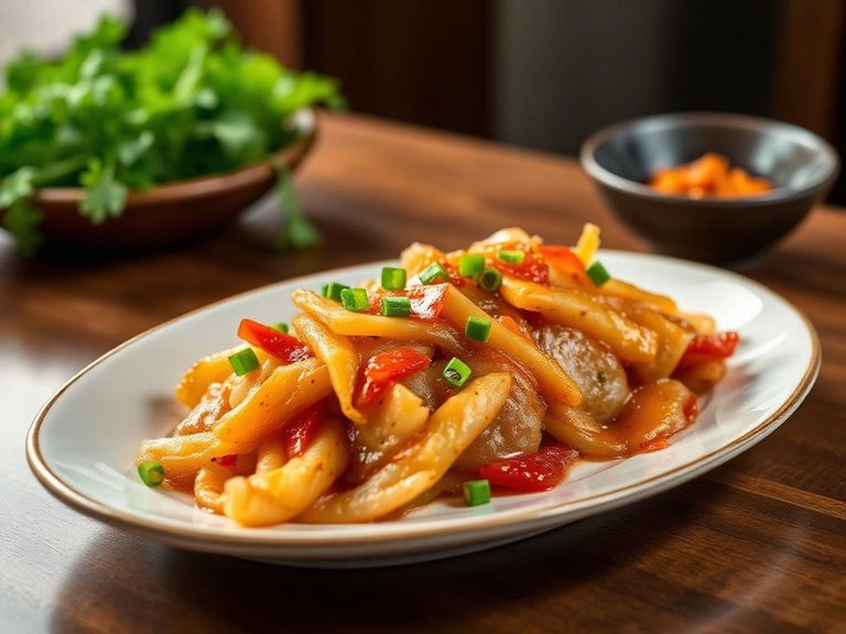 Chinese Stir-fried Radish Cake