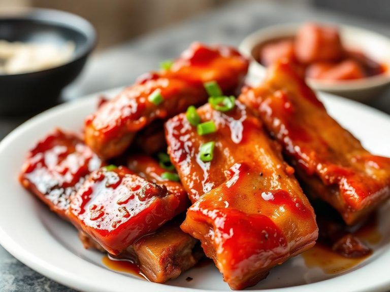 Chinese-style BBQ pork ribs