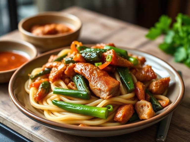 Chinese-style Pork with Vegetables