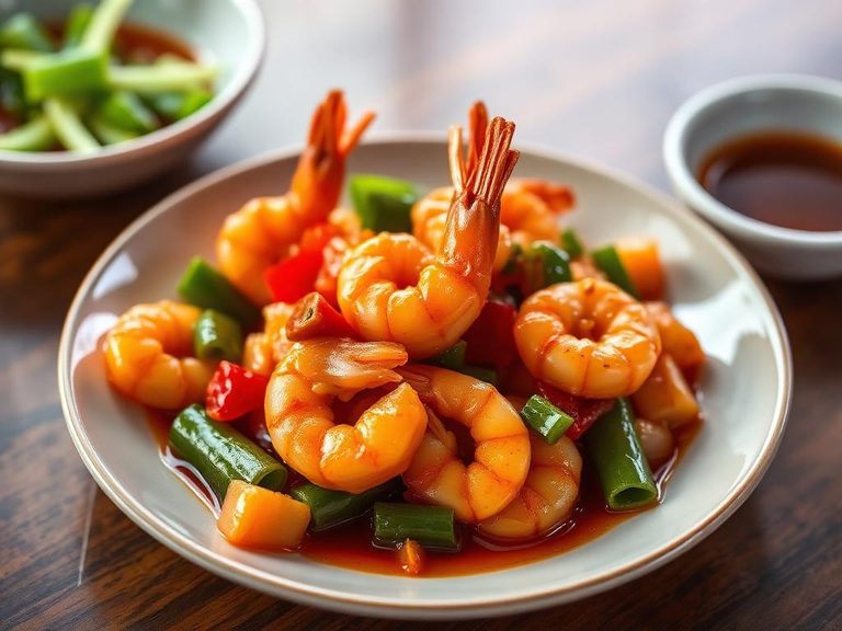 Chinese Sweet and Sour Shrimp