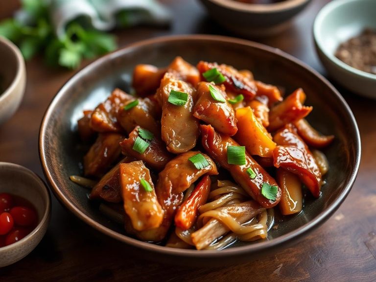 Chinese Tangerine Peel (Chenpi) Braised Pork