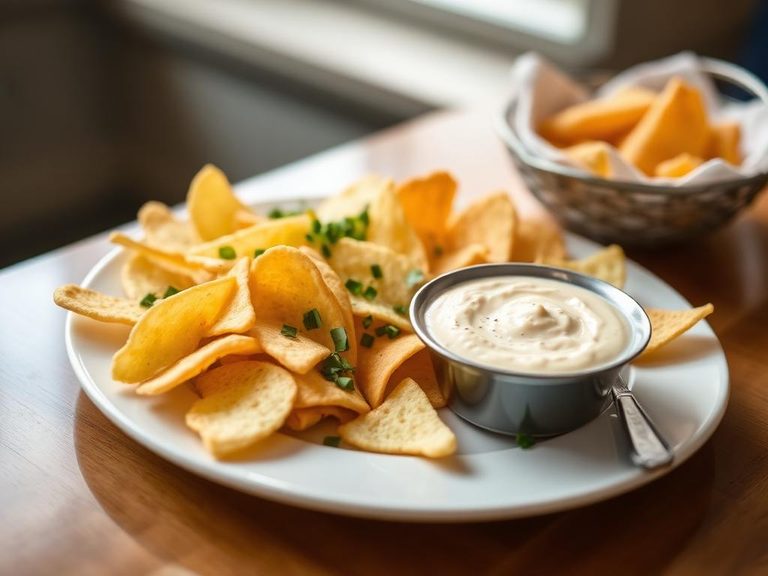 Chip and dip platter