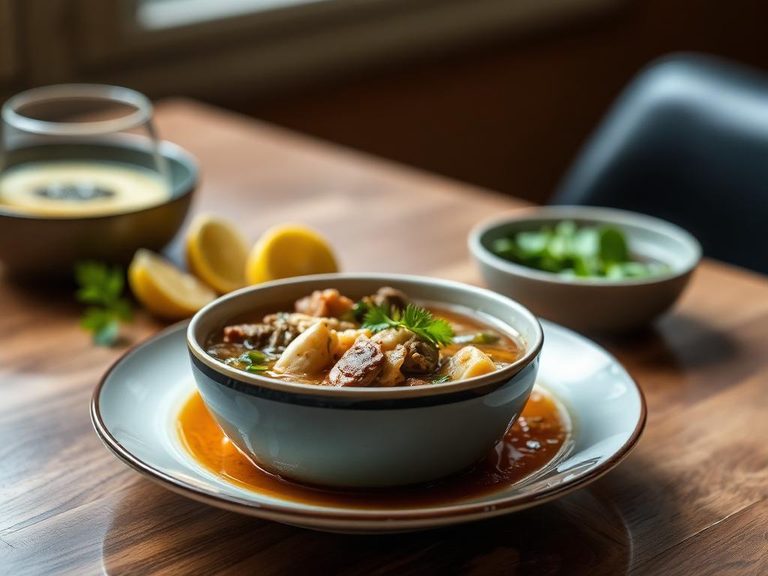 Chiton soup or stew