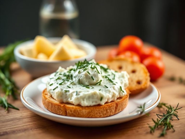 Chive and cream cheese spread