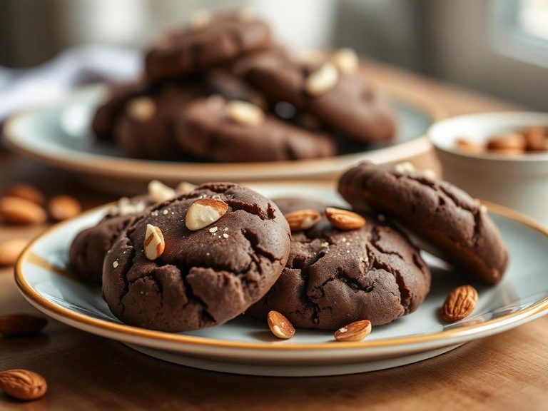 Chocolate Almond Cookies
