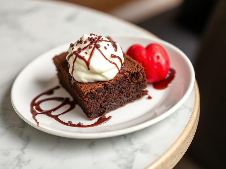 Chocolate Brownie à la Mode