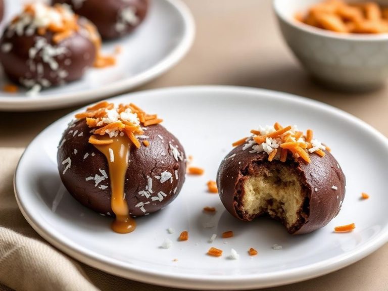 Chocolate-Caramel Coconut Thumbprints