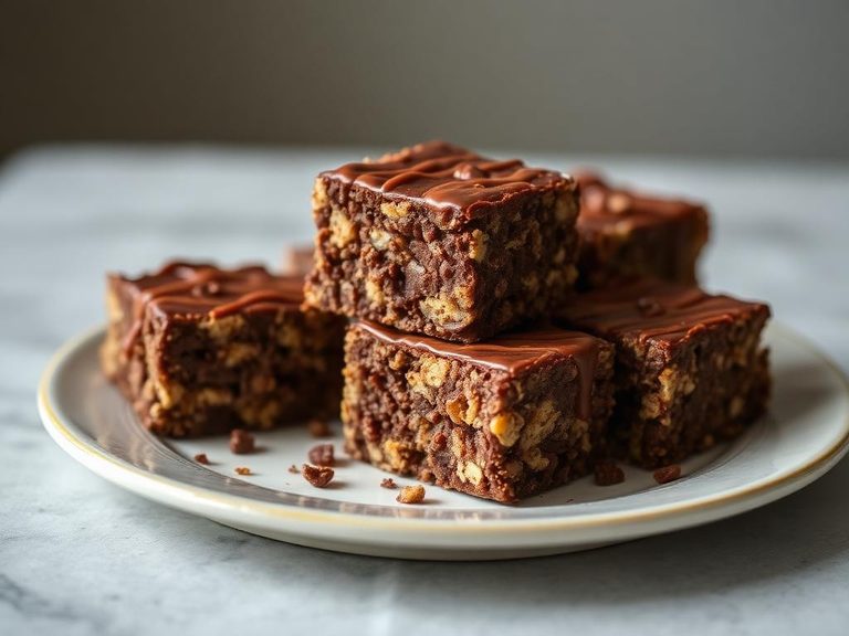 Chocolate Caramel Rice Krispie Treats