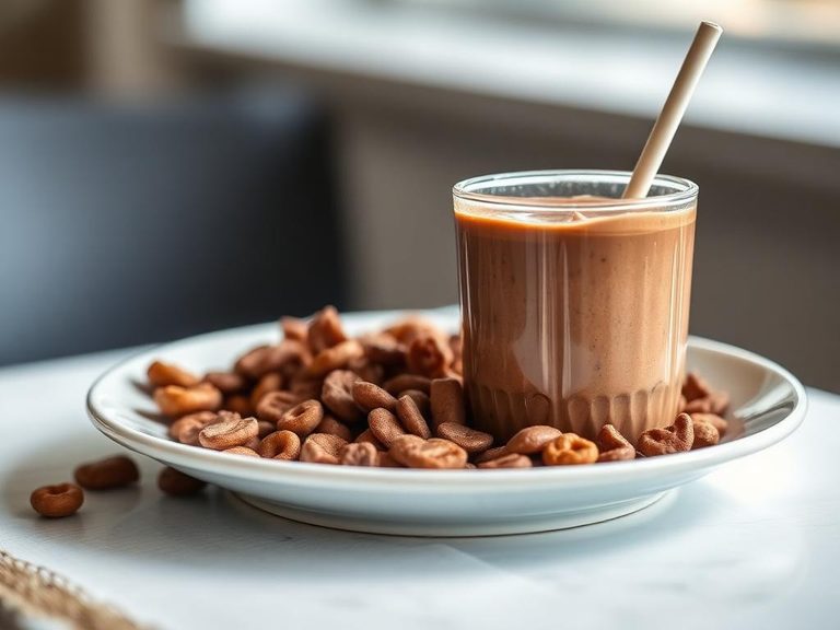 Chocolate cereal milk