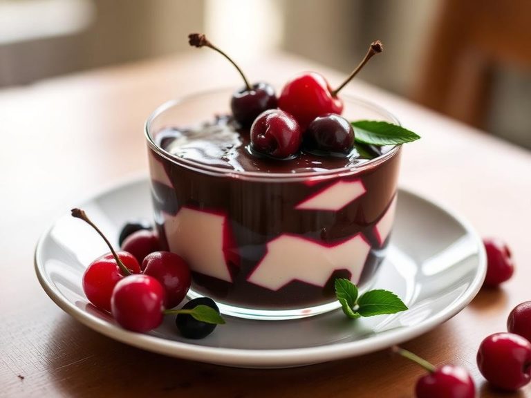 Chocolate Cherry Parfait