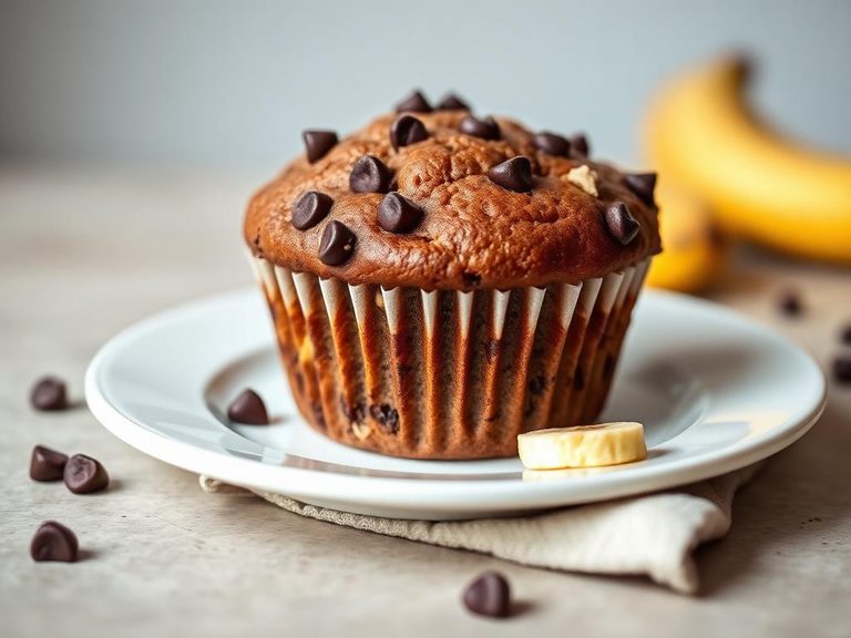 Chocolate Chip Banana Muffin