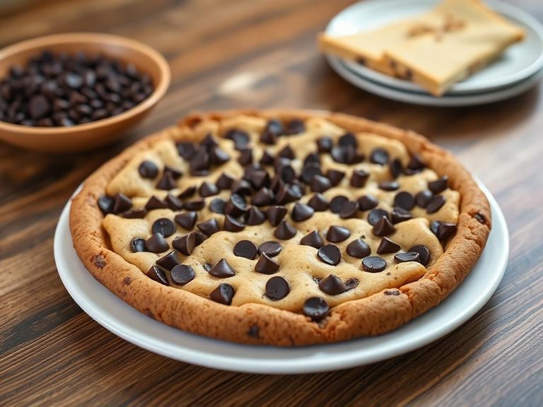 Chocolate Chip Cookie Pizza