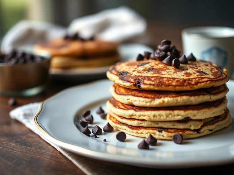 Chocolate chip pancakes